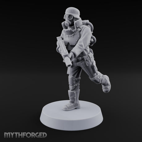 Not Here for Small Talk Human Sci-Fi Soldier D — Gun 4