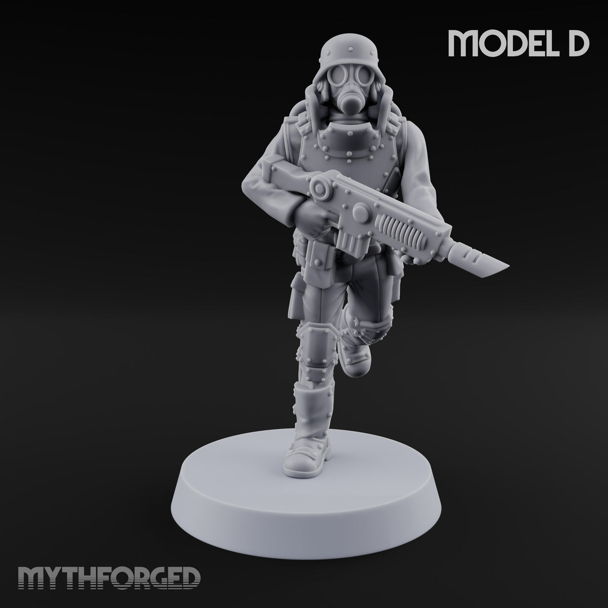 Not Here for Small Talk Human Sci-Fi Soldier D — Gun 4