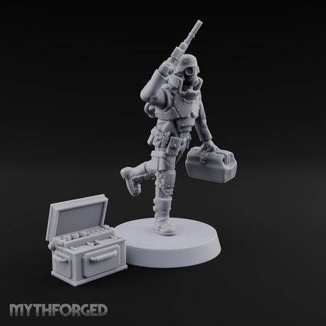 Not Here for Small Talk Human Sci-Fi Soldier D — Medic