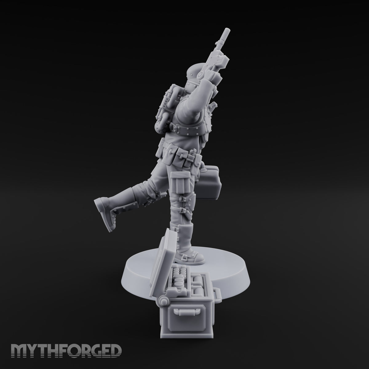 Not Here for Small Talk Human Sci-Fi Soldier D — Medic