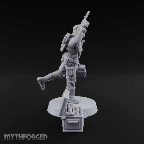 Not Here for Small Talk Human Sci-Fi Soldier D — Medic