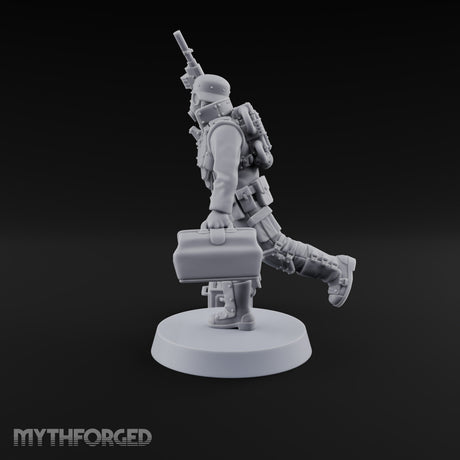 Not Here for Small Talk Human Sci-Fi Soldier D — Medic