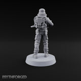 Not Here for Small Talk Human Sci-Fi Soldier E — Gun 5