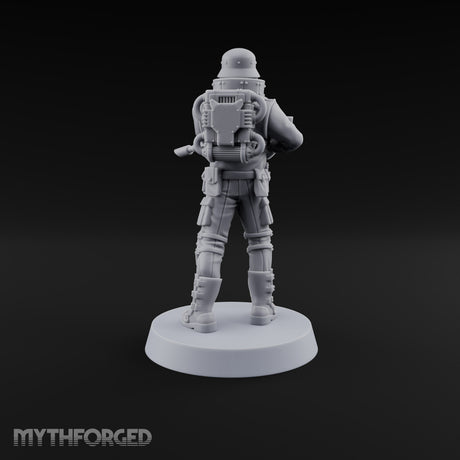 Not Here for Small Talk Human Sci-Fi Soldier E — Gun 5