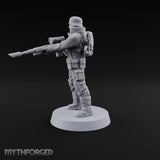 Not Here for Small Talk Human Sci-Fi Soldier E — Gun 5