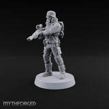 Not Here for Small Talk Human Sci-Fi Soldier E — Gun 5