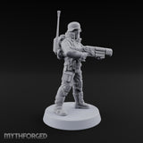 Not Here for Small Talk Human Sci-Fi Soldier F — Gun 6