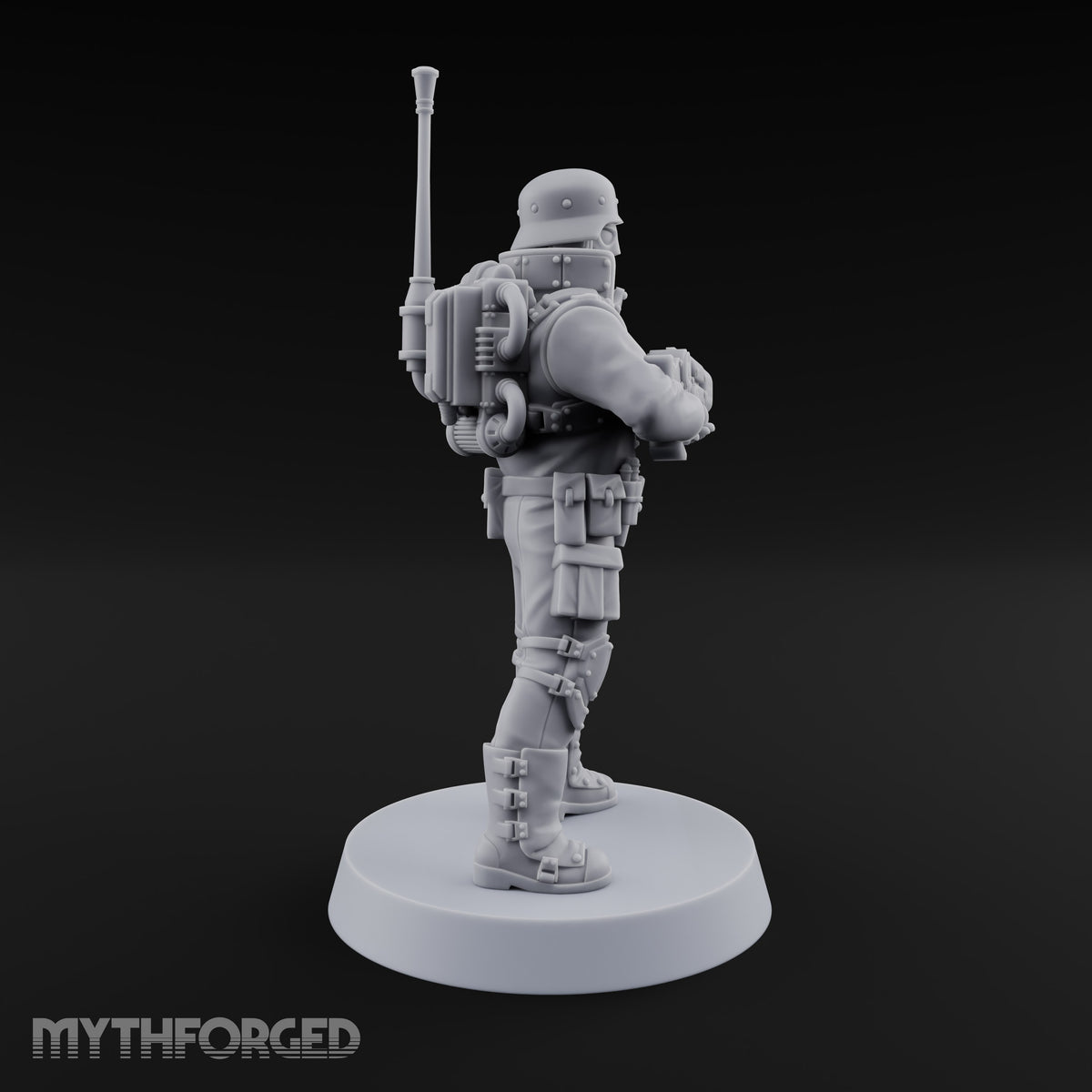 Not Here for Small Talk Human Sci-Fi Soldier F — Gun 6