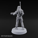 Not Here for Small Talk Human Sci-Fi Soldier F — Gun 6