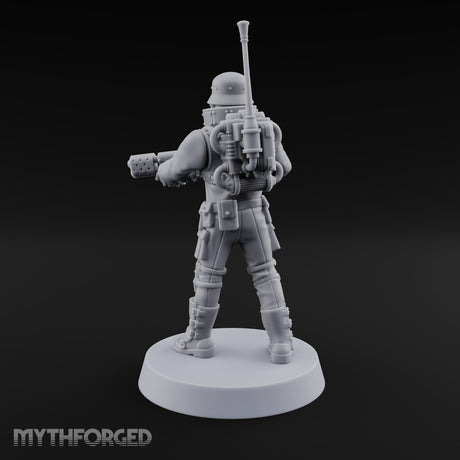 Not Here for Small Talk Human Sci-Fi Soldier F — Gun 6