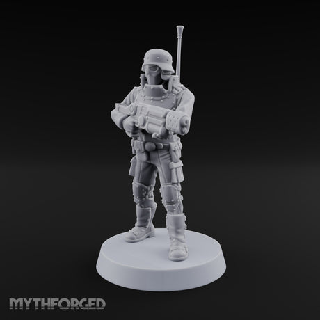 Not Here for Small Talk Human Sci-Fi Soldier F — Gun 6