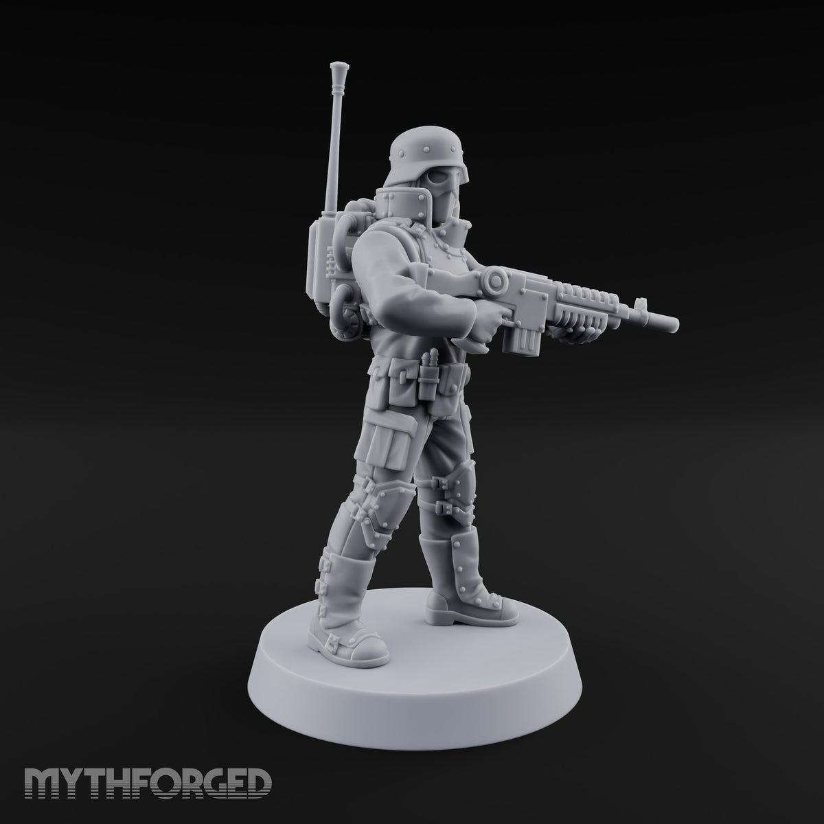 Not Here for Small Talk Human Sci-Fi Soldier F — Gun 7