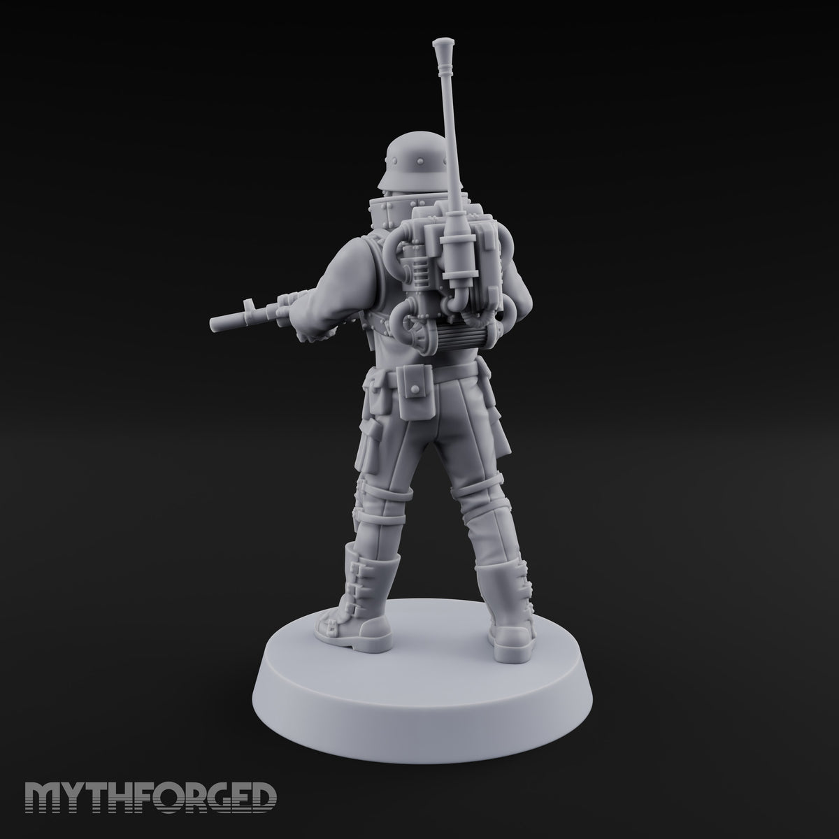 Not Here for Small Talk Human Sci-Fi Soldier F — Gun 7