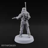 Not Here for Small Talk Human Sci-Fi Soldier F — Gun 7