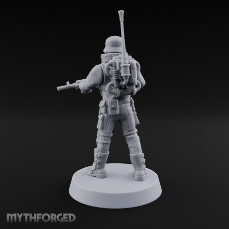 Not Here for Small Talk Human Sci-Fi Soldier F — Gun 7