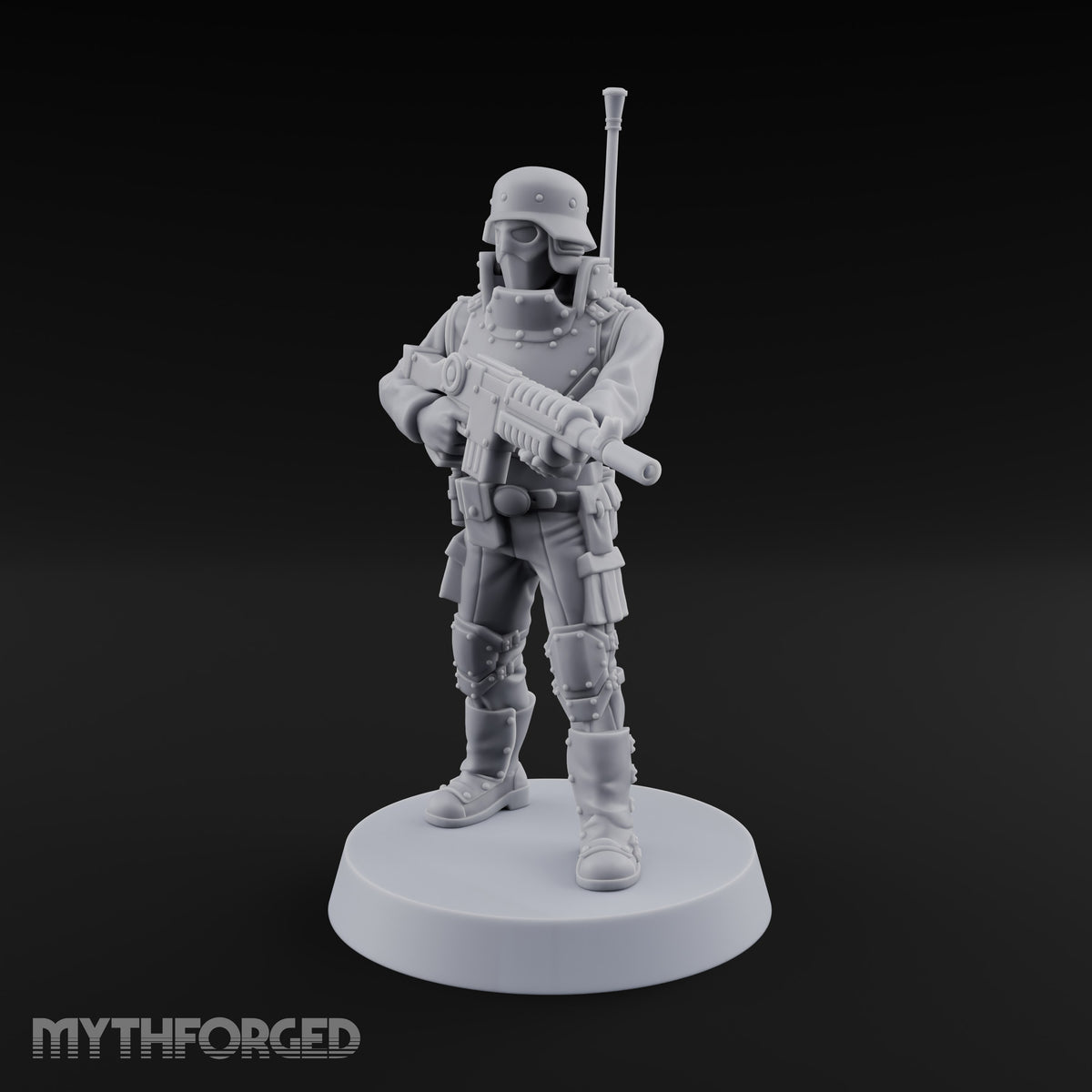 Not Here for Small Talk Human Sci-Fi Soldier F — Gun 7