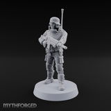 Not Here for Small Talk Human Sci-Fi Soldier F — Gun 7