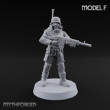 Not Here for Small Talk Human Sci-Fi Soldier F — Gun 7