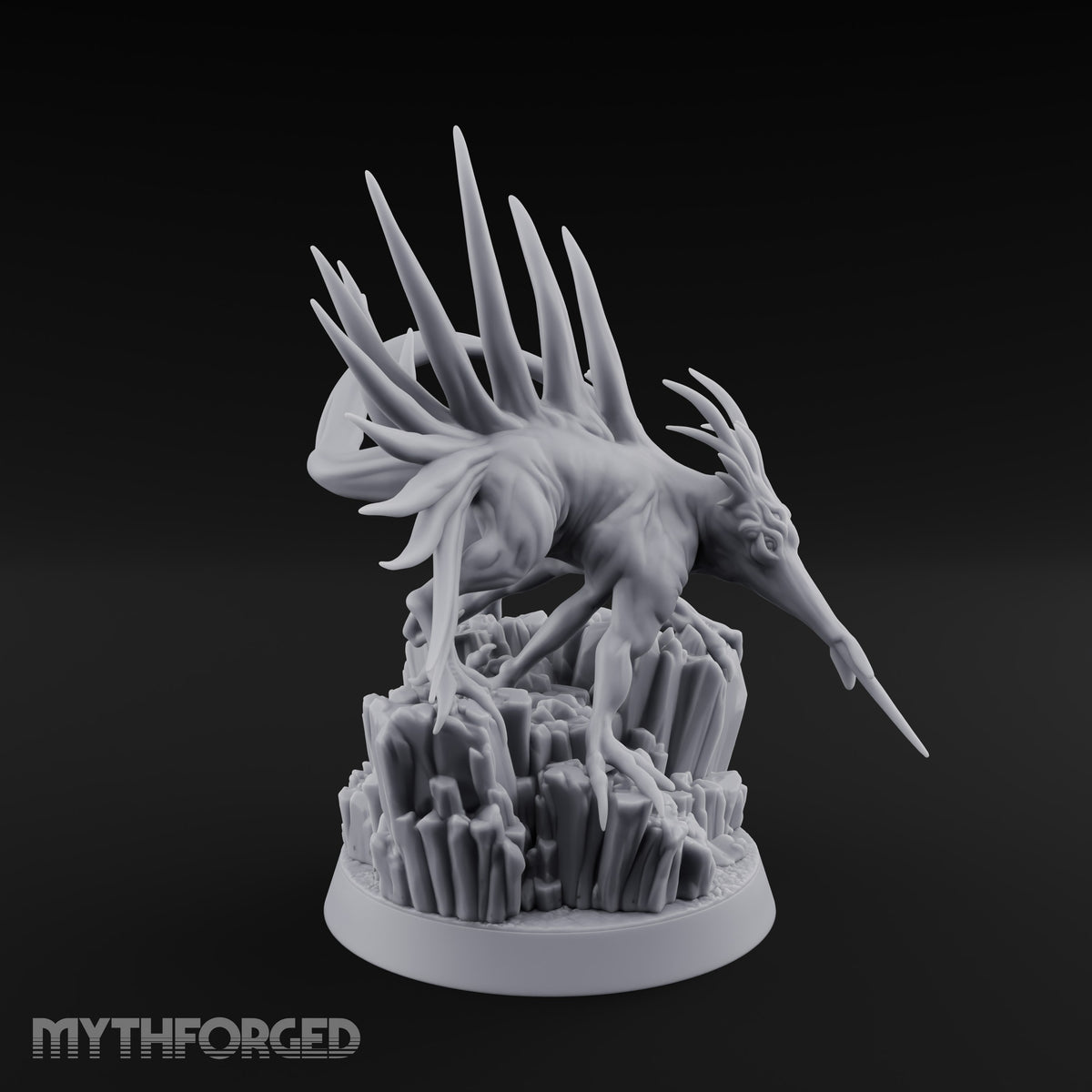 Bristling with Rage Hound of Tindalos A Miniature for Dungeons and Dragons, Pathfinder or other TTRPGs