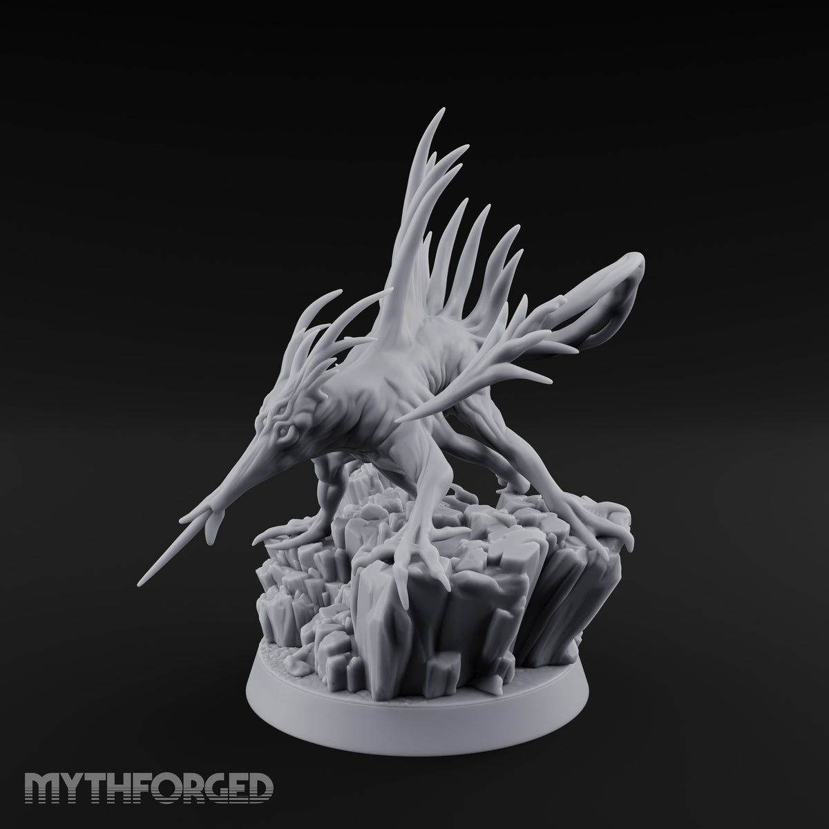 Bristling with Rage Hound of Tindalos A Miniature for Dungeons and Dragons, Pathfinder or other TTRPGs