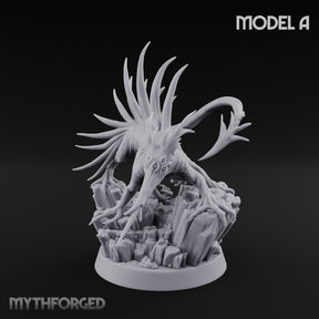 Bristling with Rage Hound of Tindalos A Miniature for Dungeons and Dragons, Pathfinder or other TTRPGs