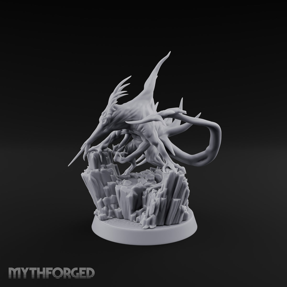 Bristling with Rage Hound of Tindalos B Miniature for Dungeons and Dragons, Pathfinder or other TTRPGs