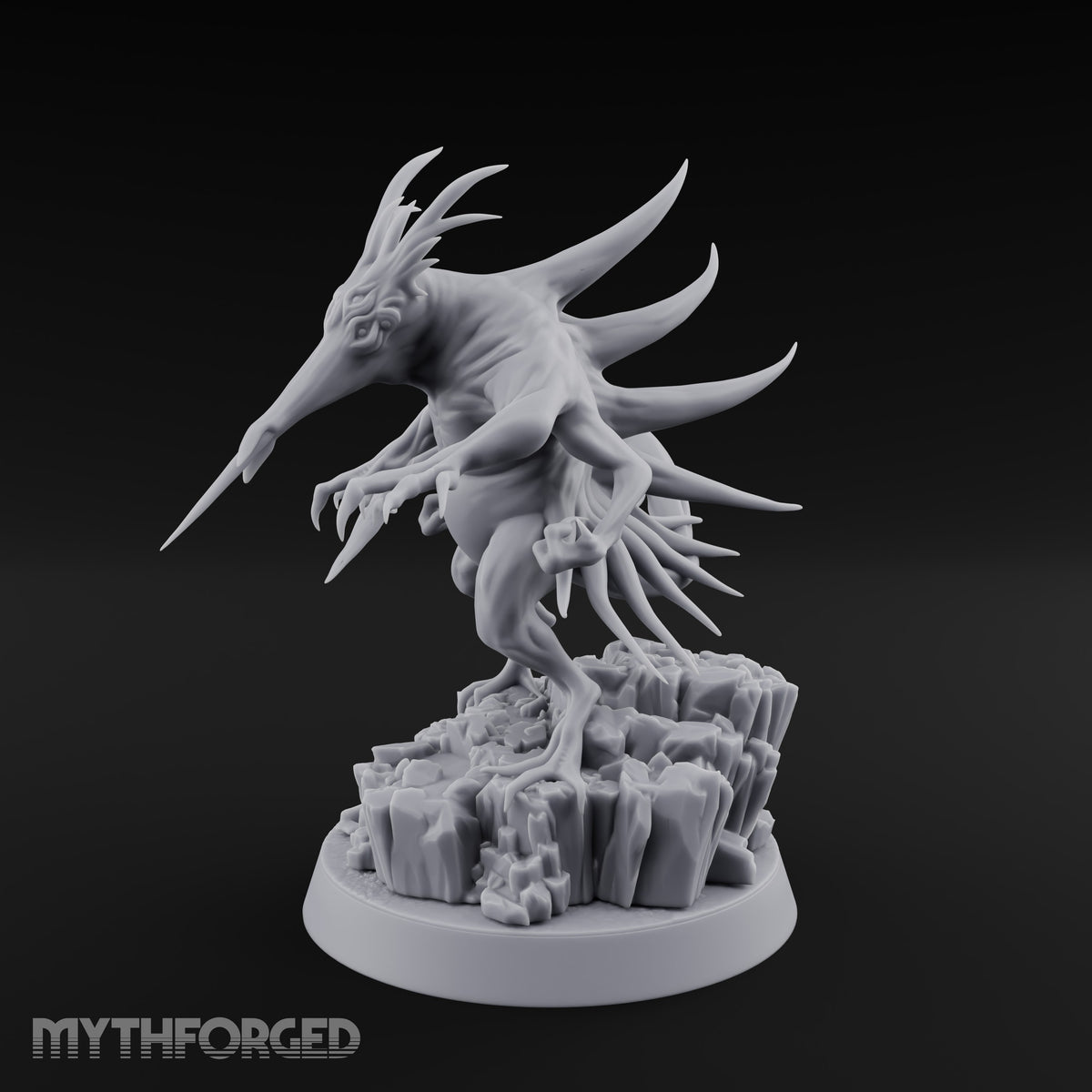 Bristling with Rage Hound of Tindalos C Miniature for Dungeons and Dragons, Pathfinder or other TTRPGs