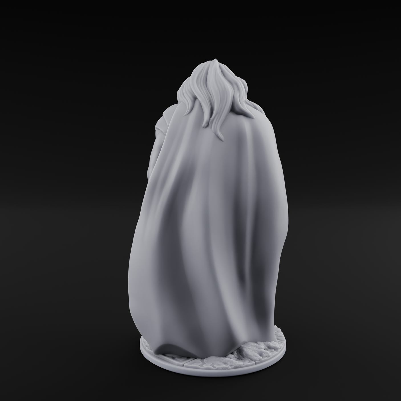 Blade Dragging Human Desert Rogue Miniature for Dungeons and Dragons, Pathfinder or other TTRPGs