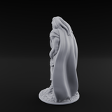 Blade Dragging Human Desert Rogue Miniature for Dungeons and Dragons, Pathfinder or other TTRPGs