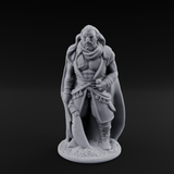Blade Dragging Human Desert Rogue Miniature for Dungeons and Dragons, Pathfinder or other TTRPGs