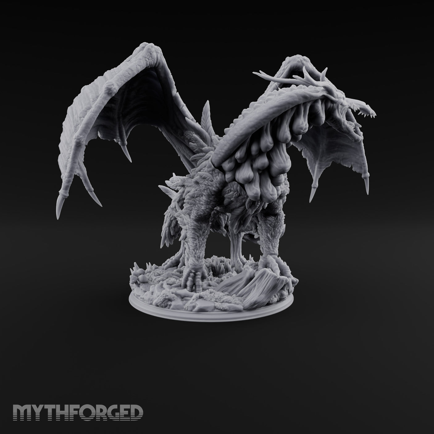 Wings Unfurled Jabberwock Dragon