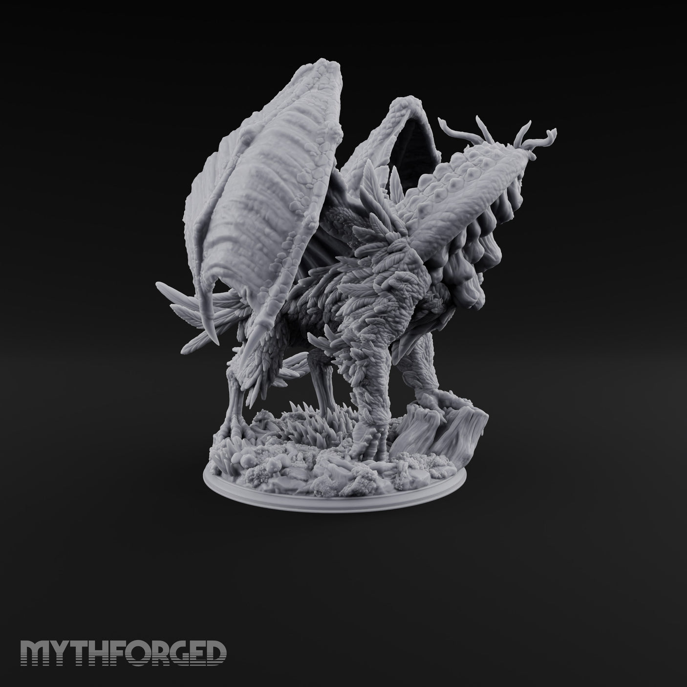 Wings Unfurled Jabberwock Dragon