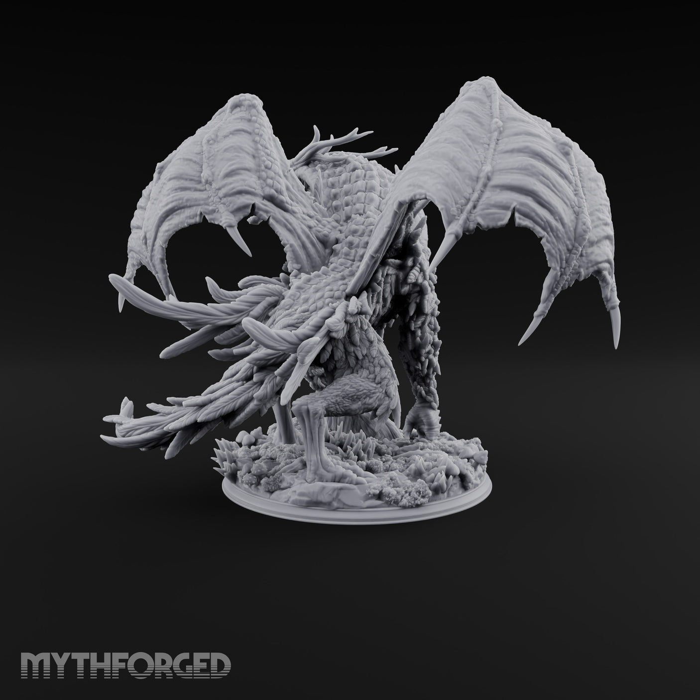 Wings Unfurled Jabberwock Dragon