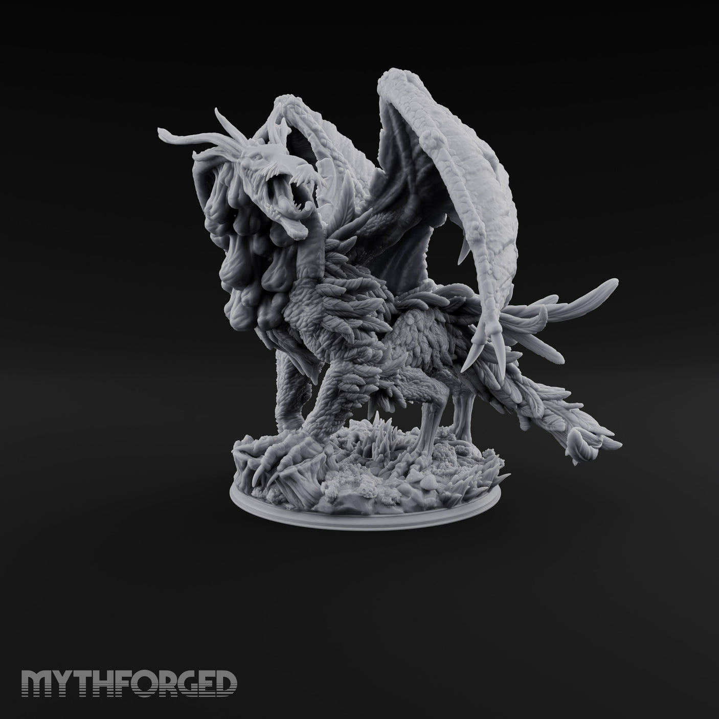Wings Unfurled Jabberwock Dragon