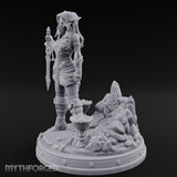 Jagged Blade Raised Smirking Elf Warrior gallery 13