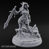 Jagged Blade Raised Smirking Elf Warrior gallery 18