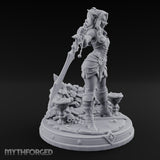 Jagged Blade Raised Smirking Elf Warrior gallery 4