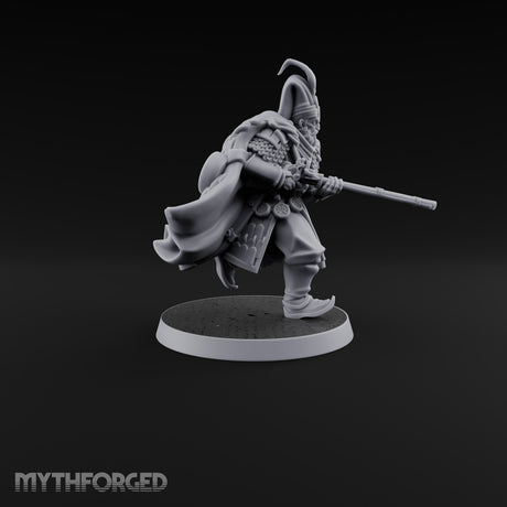 Standing to Arms Human Janissary A Miniature for Dungeons and Dragons, Pathfinder or other TTRPGs