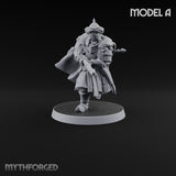 Standing to Arms Human Janissary A Miniature for Dungeons and Dragons, Pathfinder or other TTRPGs