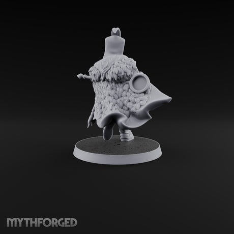 Standing to Arms Human Janissary A Miniature for Dungeons and Dragons, Pathfinder or other TTRPGs