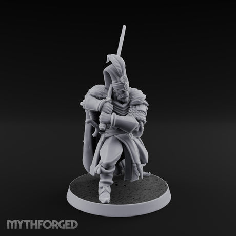 Standing to Arms Human Janissary B Miniature for Dungeons and Dragons, Pathfinder or other TTRPGs
