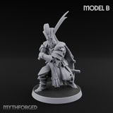 Standing to Arms Human Janissaries Miniature for Dungeons and Dragons, Pathfinder or other TTRPGs