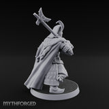 Standing to Arms Human Janissary C Miniature for Dungeons and Dragons, Pathfinder or other TTRPGs