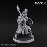 Standing to Arms Human Janissaries Miniature for Dungeons and Dragons, Pathfinder or other TTRPGs