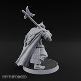 Standing to Arms Human Janissary C Miniature for Dungeons and Dragons, Pathfinder or other TTRPGs