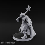 Standing to Arms Human Janissary C Miniature for Dungeons and Dragons, Pathfinder or other TTRPGs