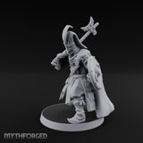 Standing to Arms Human Janissary C Miniature for Dungeons and Dragons, Pathfinder or other TTRPGs