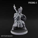 Standing to Arms Human Janissaries Miniature for Dungeons and Dragons, Pathfinder or other TTRPGs