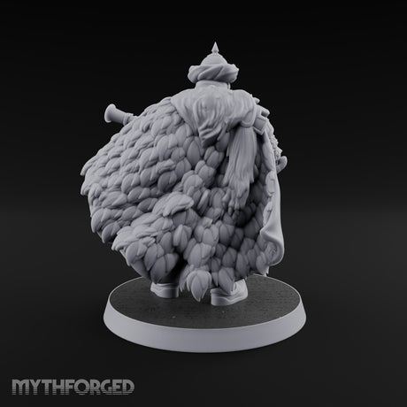 Standing to Arms Human Janissary E Miniature for Dungeons and Dragons, Pathfinder or other TTRPGs