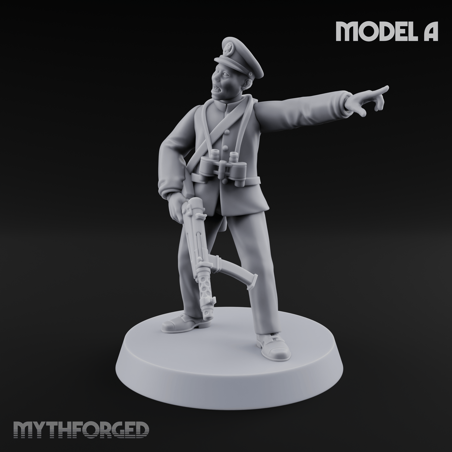 Weird War Japanese NCO Soldier A Miniature for Dungeons and Dragons, Pathfinder or other TTRPGs